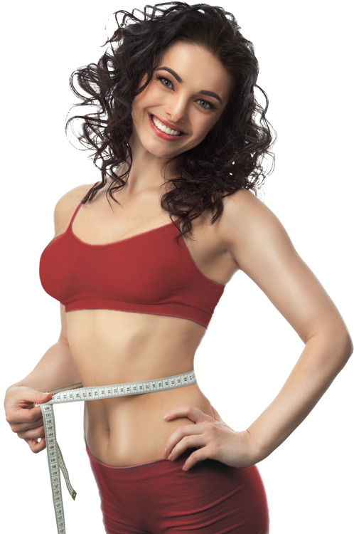 Lifestyle image showing waist measurement